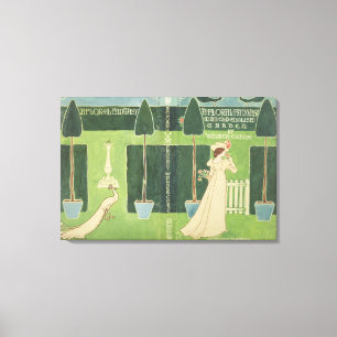 Book Jacket design for 'A Floral Fantasy in an Old Canvas Print