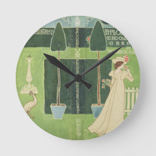 Book Jacket design for 'A Floral Fantasy in an Old Round Clock