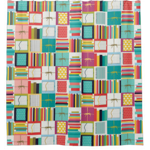 book joy shower curtain