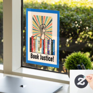Book Justice! Window Cling