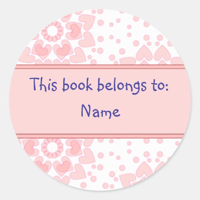 Book Label (Front)