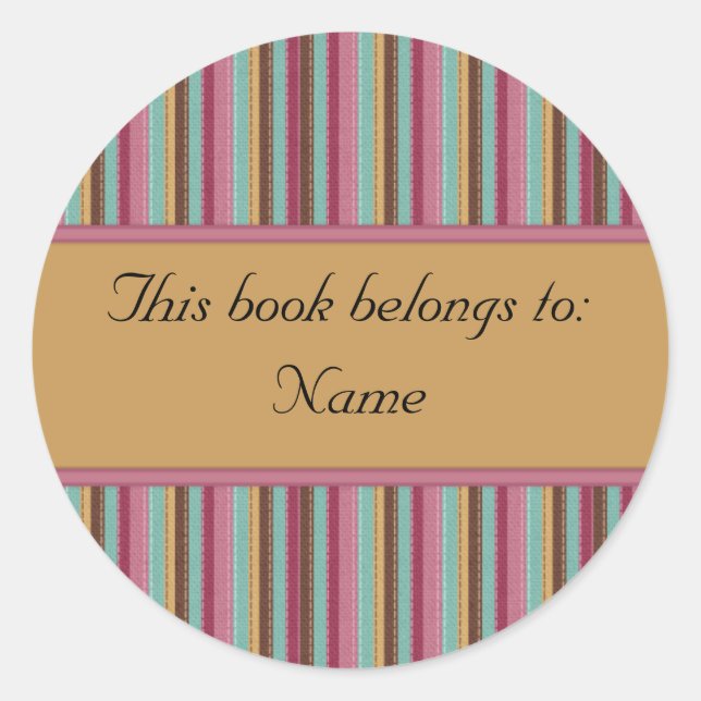 Book Label (Front)