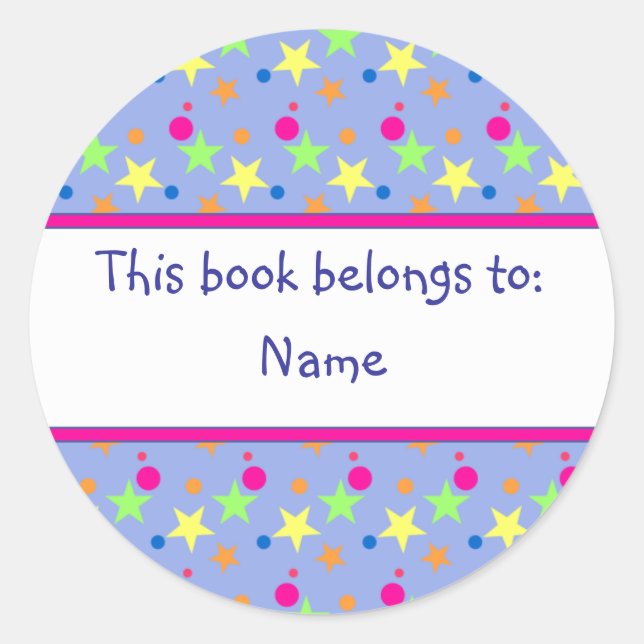 Book Label (Front)
