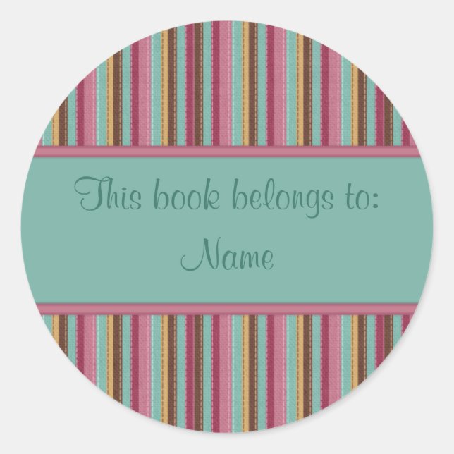 Book Label (Front)