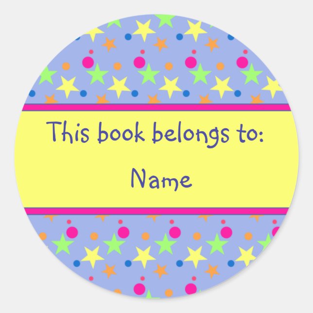 Book Label (Front)