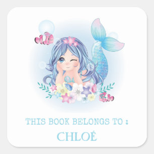 BOOK LABEL : MERMAID
