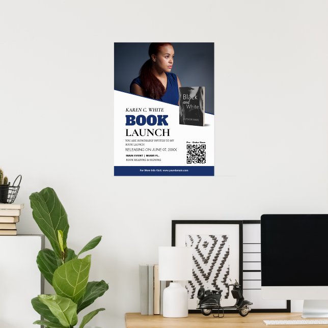 Book Launch Custom Poster (Home Office)