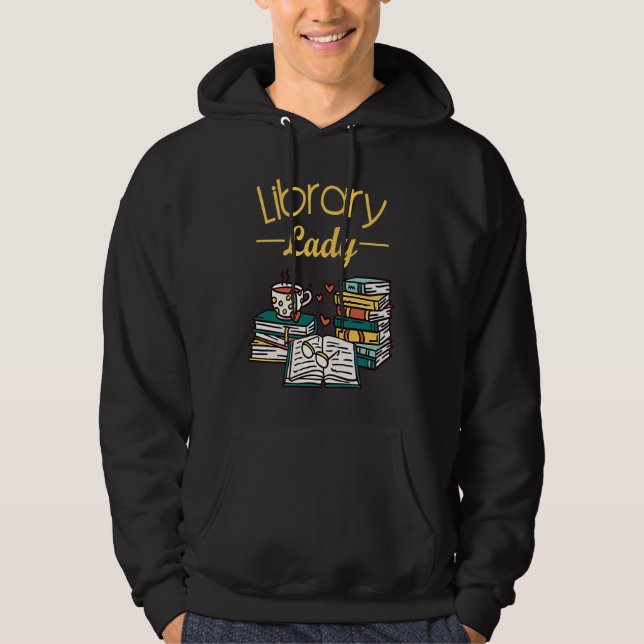 Book  Librarians Hoodie (Front)