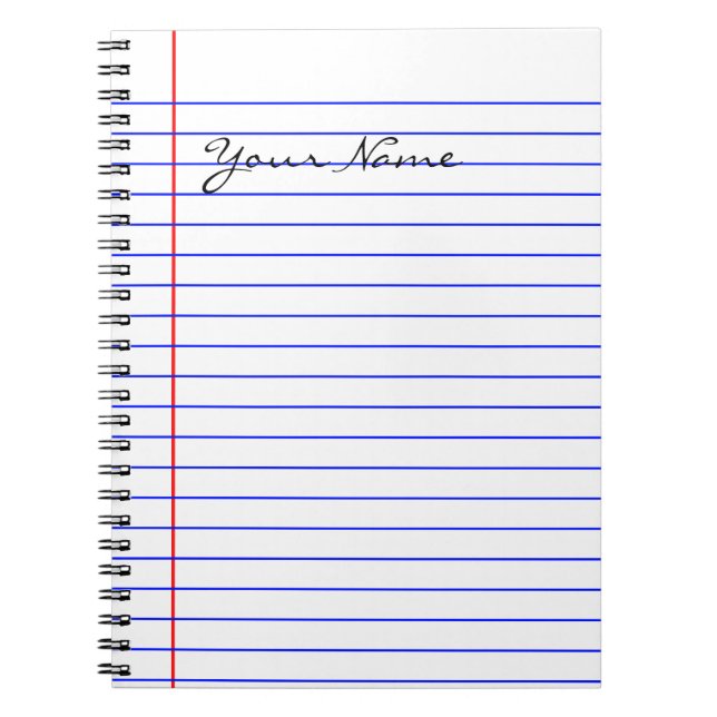 Book Lines (Put Your Name) (Front)