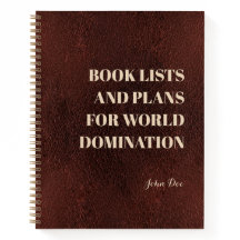 Book Lists and Plans Typographical Modern Business