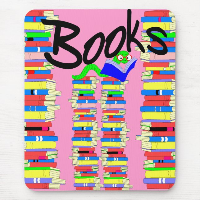 Book Love Mousepad (Front)