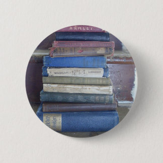 book lover 6 cm round badge