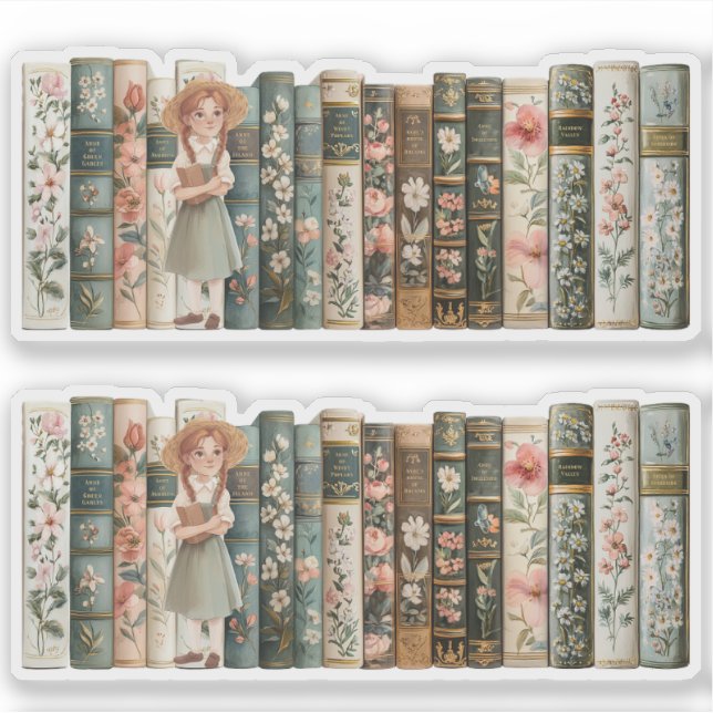 Book Lover | Anne of Green Gables | Floral Books (Front)