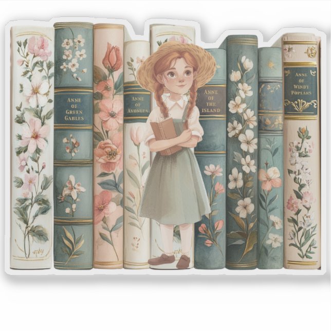Book Lover | Anne of Green Gables | Floral Books (Front)