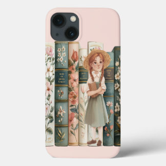 Book Lover | Anne of Green Gables | Floral Books iPhone 13 Case