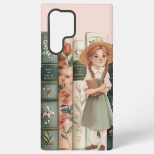 Book Lover   Anne of Green Gables   Floral Books Samsung Galaxy Case