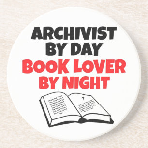 Book Lover Archivist Coaster