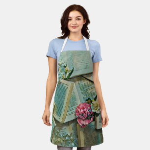 Book lover artwork apron