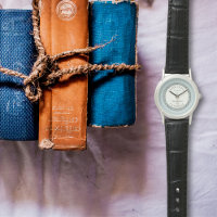 Book Lover Blue Personalised eWatch Watch