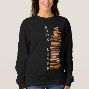 Book Lover Book Stack Sweatshirt
