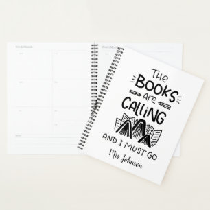 Book Lover, Bookworm Inspirational Quote Planner