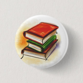 book lover button