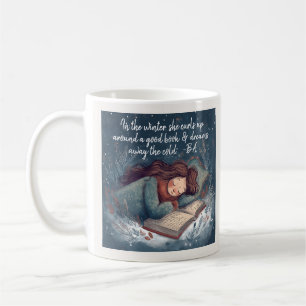 Book Lover Christmas Coffee Mug
