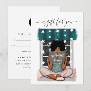 Book Lover Christmas Gift Certificate