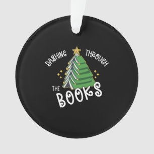 Book Lover Christmas Tree Holiday Reading Ornament