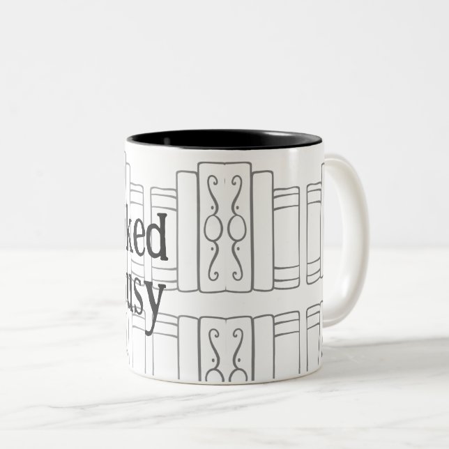 Book Lover Coffee Mug (Front Right)