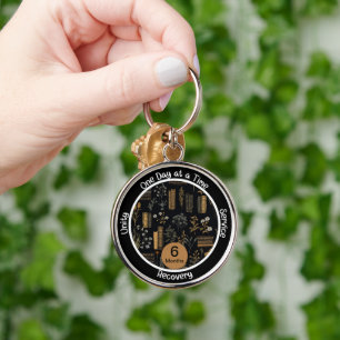 Book Lover - Custom Sobriety Gift Key Ring