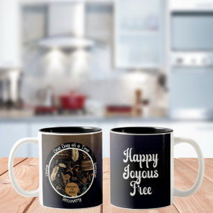 Book Lover - Custom Sobriety Gift Two-Tone Coffee Mug