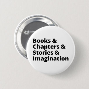 Book Lover Design 6 Cm Round Badge