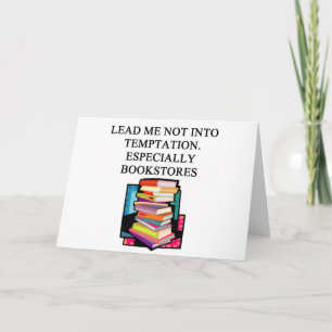 BOOK lover design Card