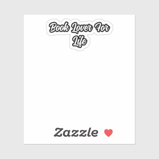 Book Lover For Life: Lifelong Reading Passion	 (Sheet)