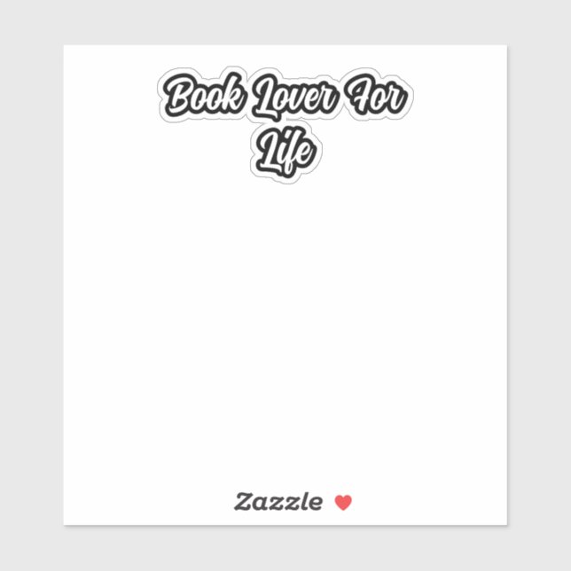 Book Lover For Life: Lifelong Reading Passion	 (Sheet)