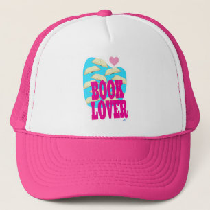 Book Lover Fun Reading Logo Bold Saying Trucker Hat