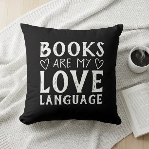 Book Lover Funny Saying Bookish Throw Pillow