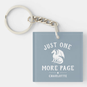 Book Lover Funny Saying Fantasy Reader Key Ring
