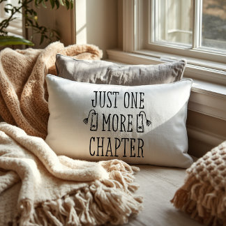 Book Lover Funny Saying  Lumbar Cushion