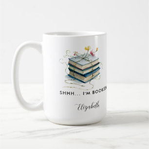 Book Lover Gift Bookish Wildflowers Funny Name Coffee Mug