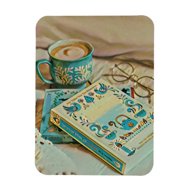 Book lover gift magnet (Vertical)