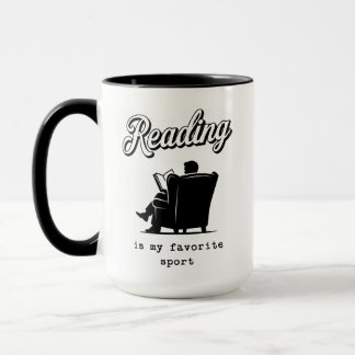 Book Lover Gift | Reading Is My Favourite Sport Mug