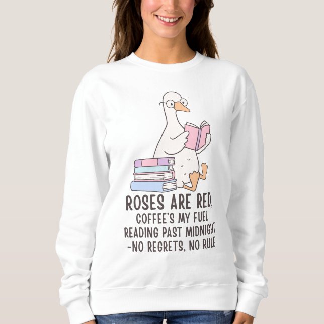Book Lover Goose Sweatshirt (Front)
