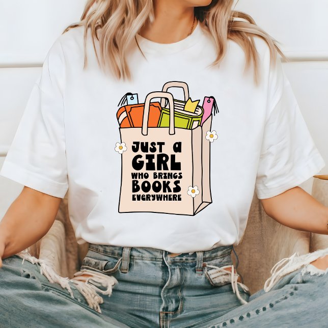 Book Lover Graphic Tee,  Bookworm T-Shirt (Creator Uploaded)