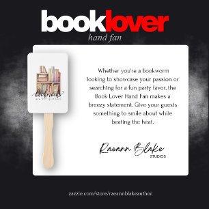 Book Lover Hand Fan