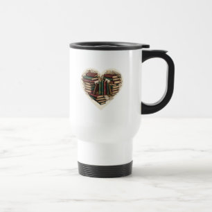 Book Lover Heart Mug