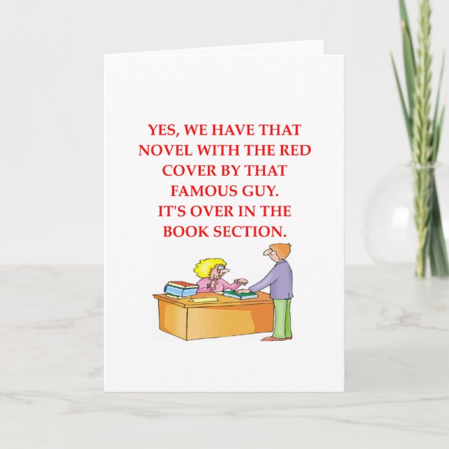 book lover holiday card (Front)