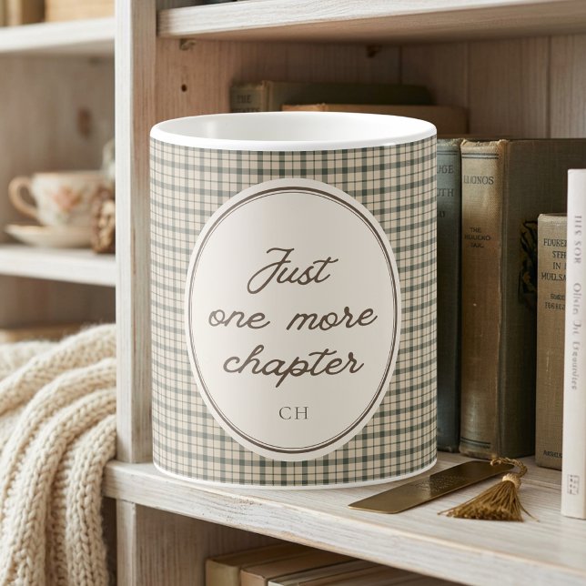 Book Lover Just One More Chapter Gift  Coffee Mug (Creator Uploaded)