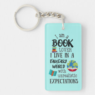 Book Lover Keychain